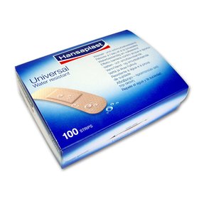 100 St&uuml;ck Hansaplast Universal Pflasterstrips Pflaster wasserfest