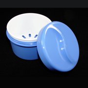 Prothesenbeh&auml;lter Zahnspangendose mit Siebeinsatz...