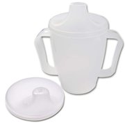 Dr. Junghans Schnabelbecher 2 Griffe 2 Deckel (4/12 mm)...