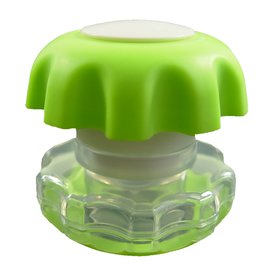 Dr. Junghans Tablettenm&ouml;rser Ergo Grip neon-gr&uuml;n