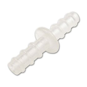 Schlauchverbinder gerade geriffelt f&uuml;r 6 mm Schl&auml;uche