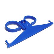 Urinbeutelhalter Betthalter Kunststoff blau f&uuml;r...