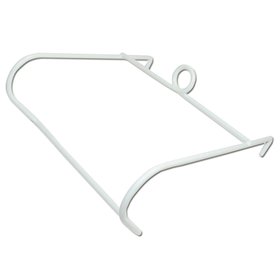 Urinbeutelhalter Betthalter Metall weiss f&uuml;r Urinbeutel