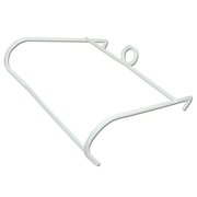 Urinbeutelhalter Betthalter Metall weiss f&uuml;r Urinbeutel