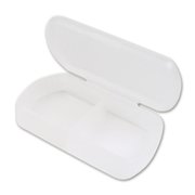 Pillendose Tablettendose "Duo" milchig...