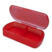 Pillendose Tablettendose "Duo" trend-rot 2...