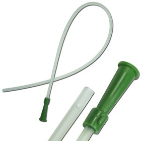 Absaugkatheter weich steril 2 Augen gerade 50 cm CH.14 dunkelgr&uuml;n