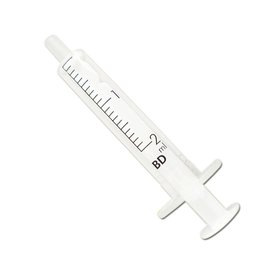 10 St&uuml;ck Einmalspritze 2 ml Spritze BD Discardit II Luer-Ansatz