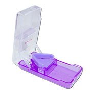 Dr. Junghans Tablettenteiler SAFETY lila mit Klingenschutz