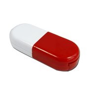 Kombi-Tablettenteiler / Pillendose mit Aufbewahrung...