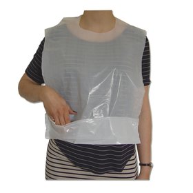 100 St&uuml;ck Packung PE-L&auml;tzchen Einweg Essl&auml;tzchen geh&auml;mmert Folie mit Auffangtasche