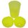Trinkbecher Schnabelbecher ohne Griff 2 Deckel (4/12) gelb transparent