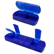 Set: 1 x Pillendose "Duo" blau und 1 x...