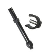 Rebotec Simplex Gehstock Aluminium weinrot Fritzgriff Derbygriff h&ouml;henverstellbar