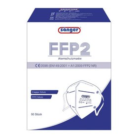 50 St&uuml;ck FFP2 Alltagsmasken EN149:2001 + A1:2009 FFP2 NR CE0598