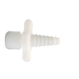 Konnektor wei&szlig; DISS Sauerstoff O2 m&auml;nnlich f&uuml;r Anfeuchtersysteme